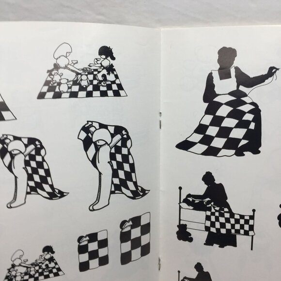 Vintage 1988 Copy Art for Quilters Barbara Tourtillotte B-94 Quilt Ideas Blocks - Picture 6 of 9